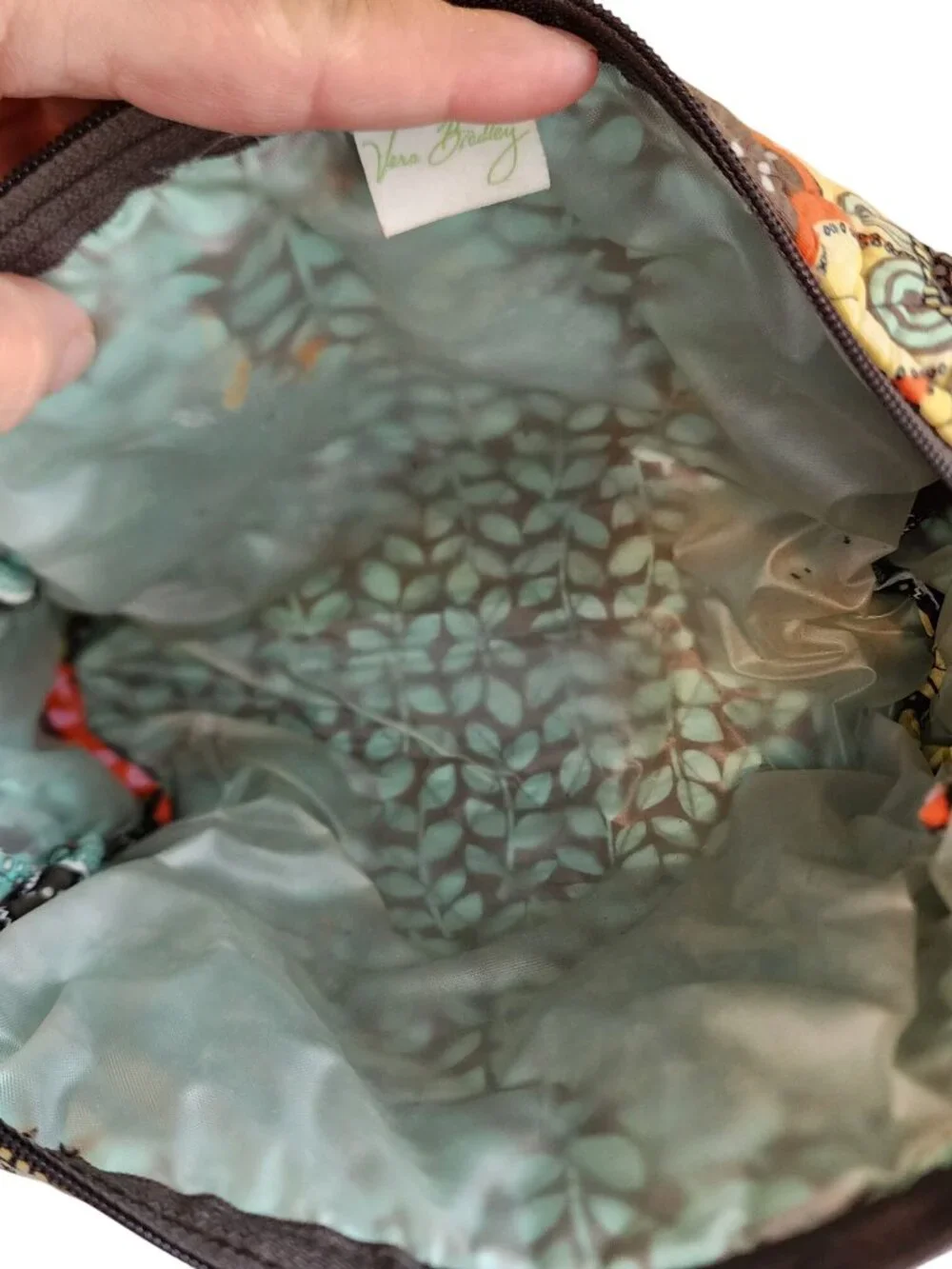 Retired Vera Bradley Flower Shower Make Up Bag